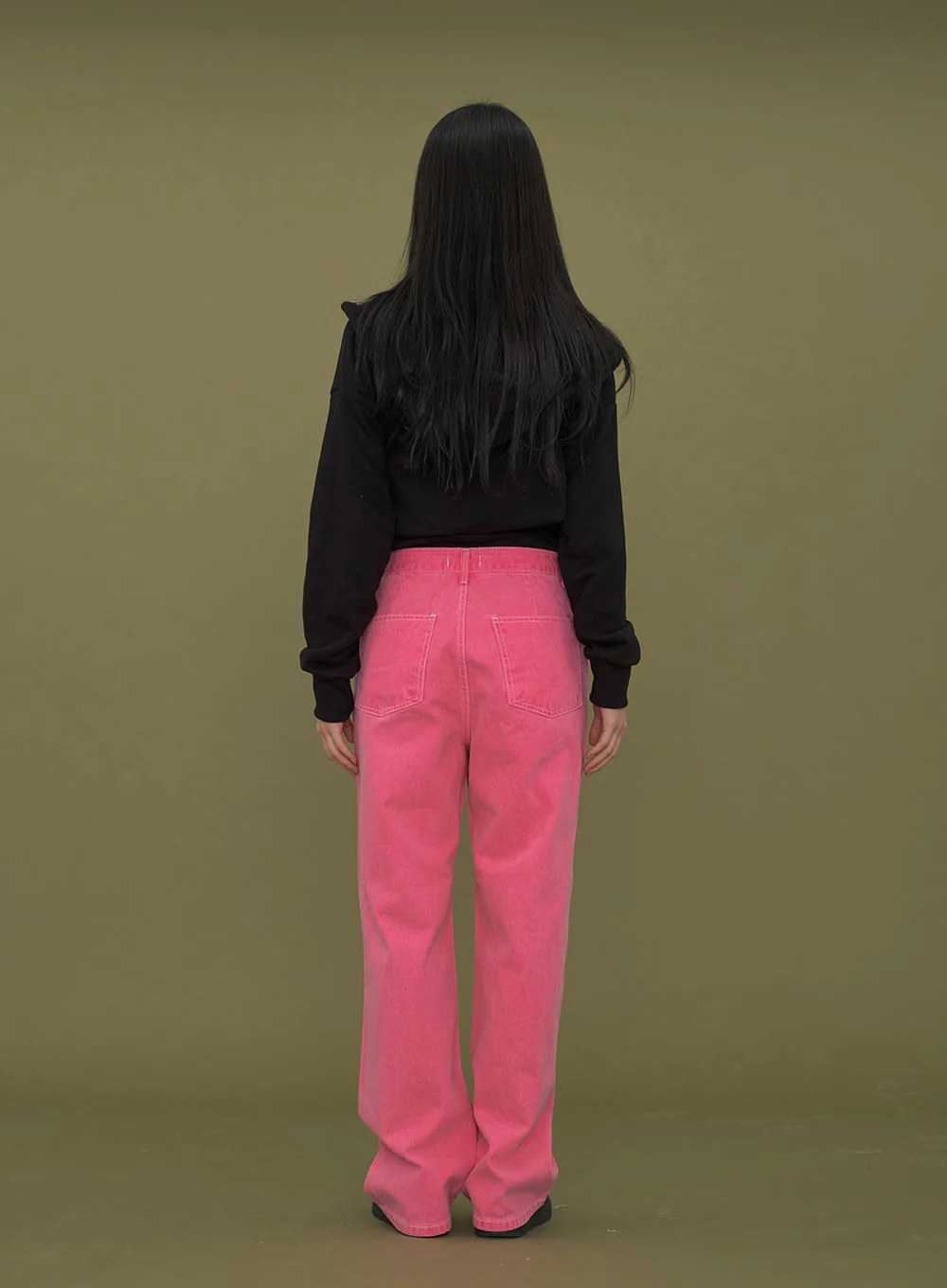 Two Way Cropped Hoodie Zip Up C2601 - Image 12
