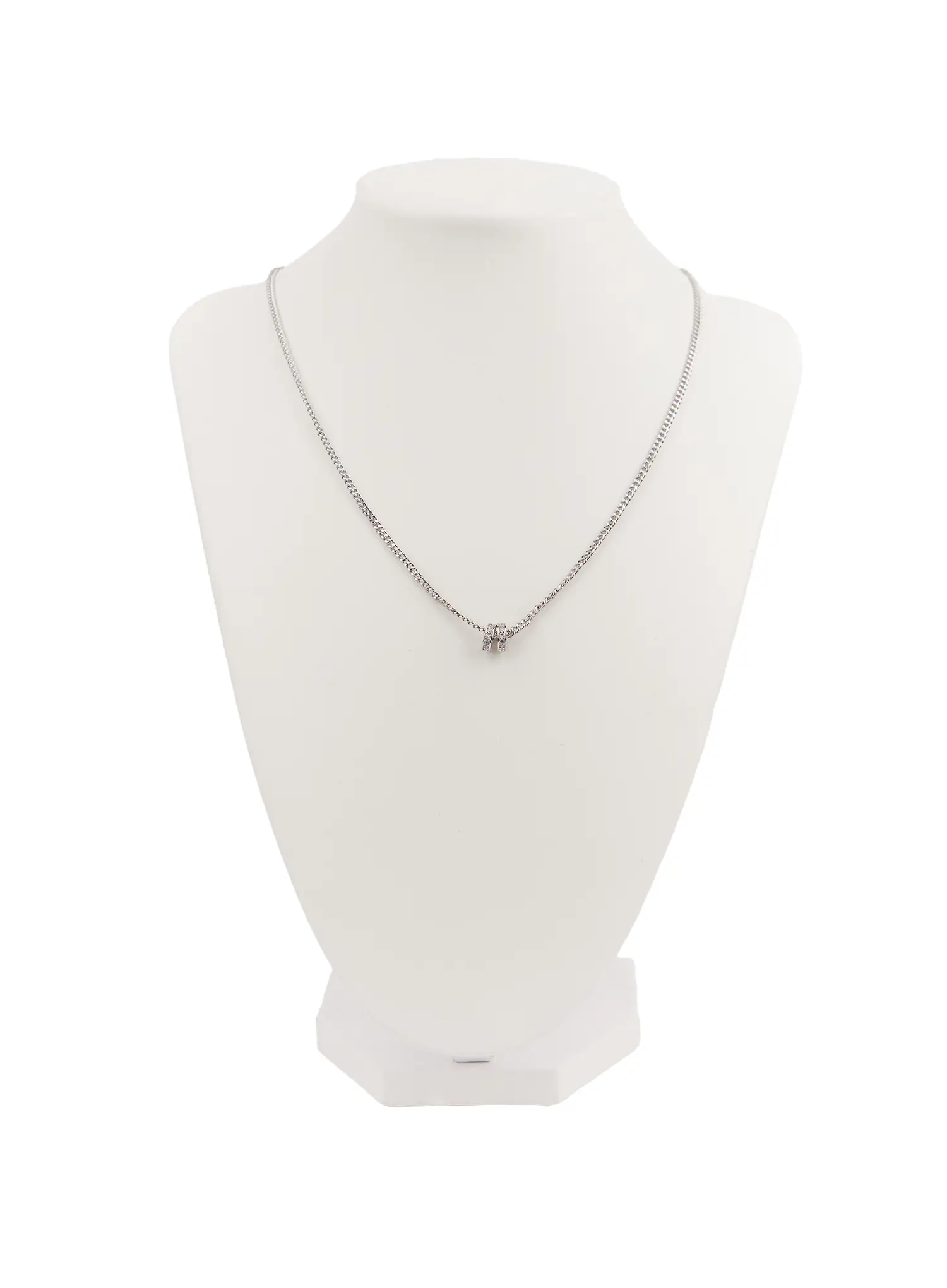 Two-way Heart Charm Necklace CM505 - Image 3