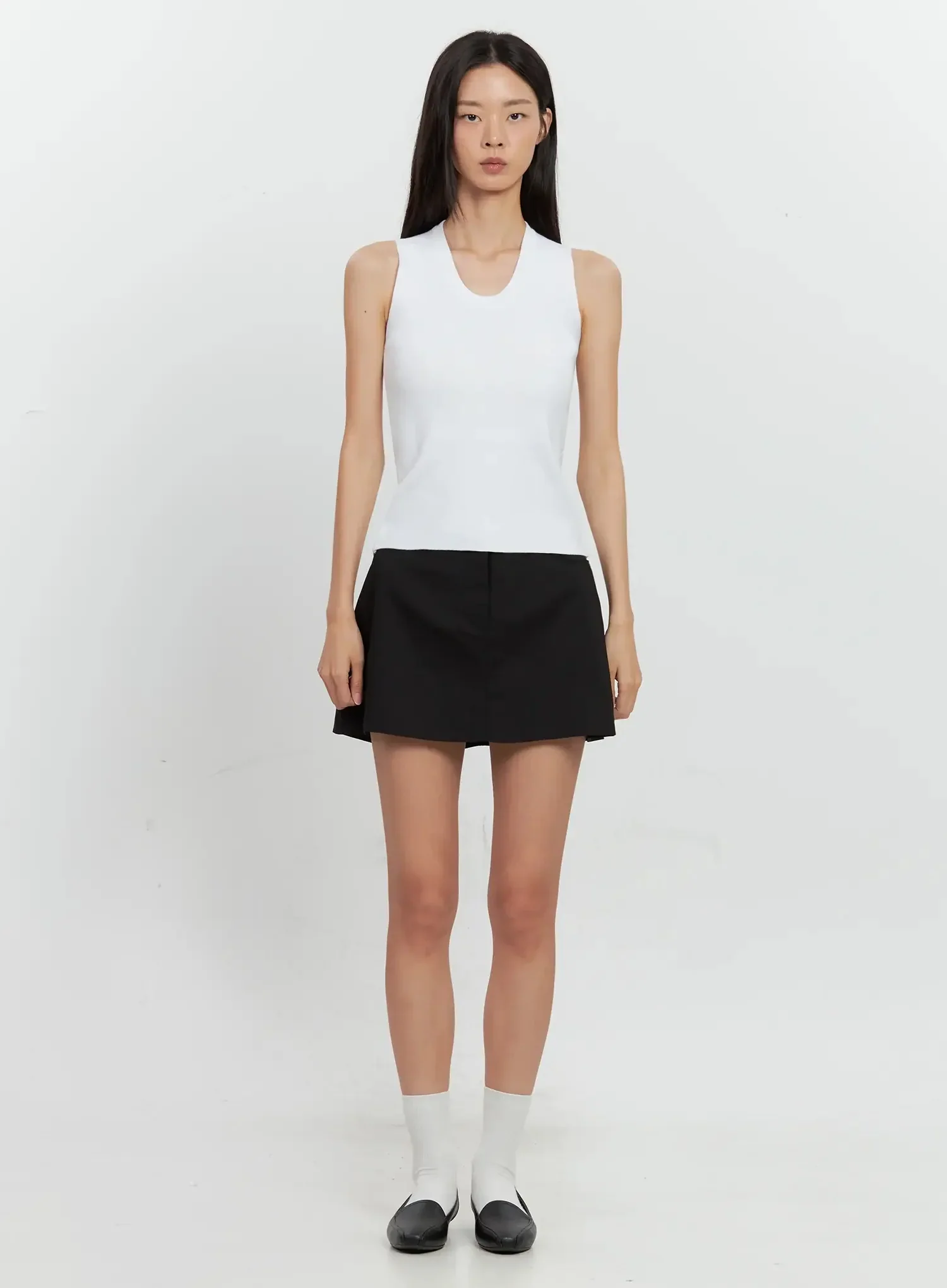 U-Neck Knit Tank IL528 - Image 4