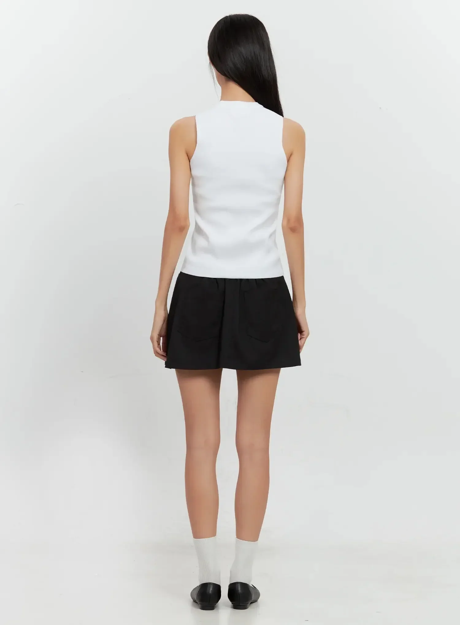 U-Neck Knit Tank IL528 - Image 7