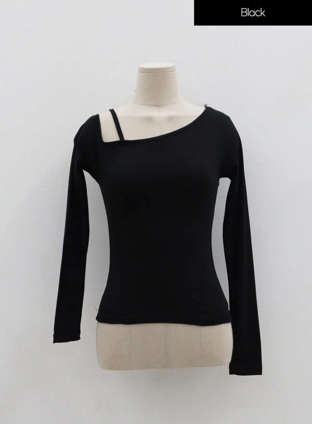 Unbalance Thin Strap Off-Shoulder T-Shirt IO24 - Image 17