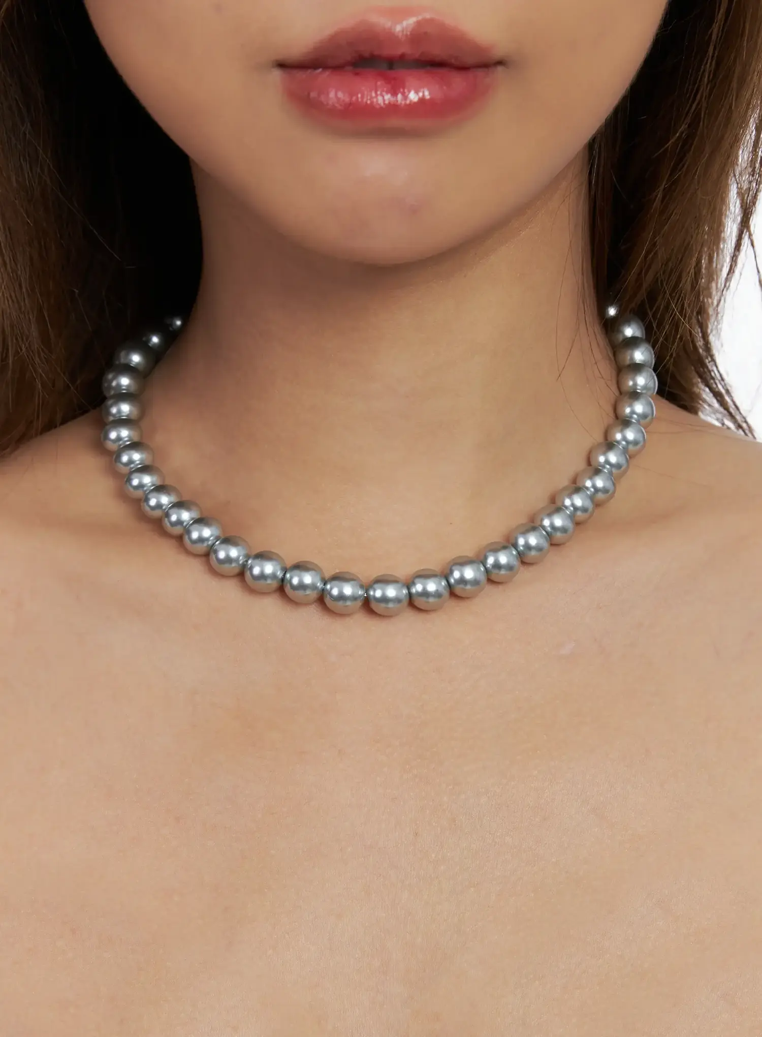 Unique Faux-Pearl Necklace IN510