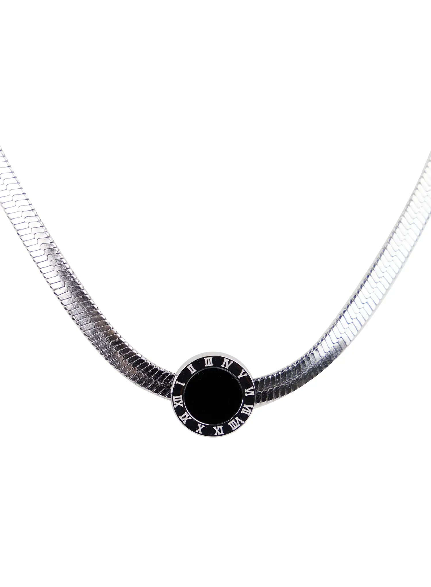 Unique Roman Numeral Chain Necklace IN510 - Image 5