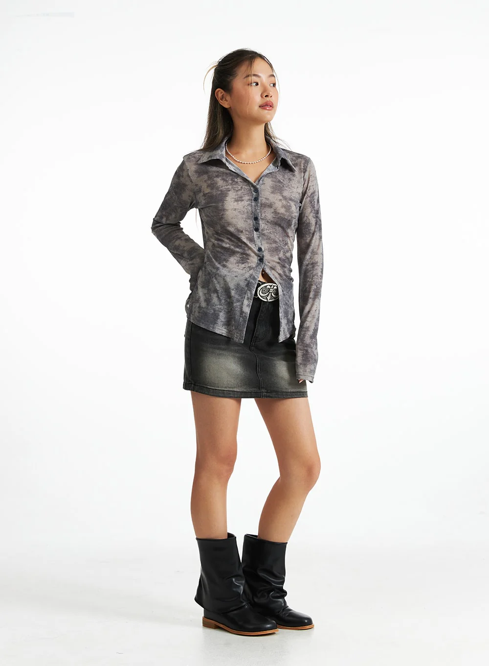 Urban Blues Denim Mini Skirt CO318 - Image 12