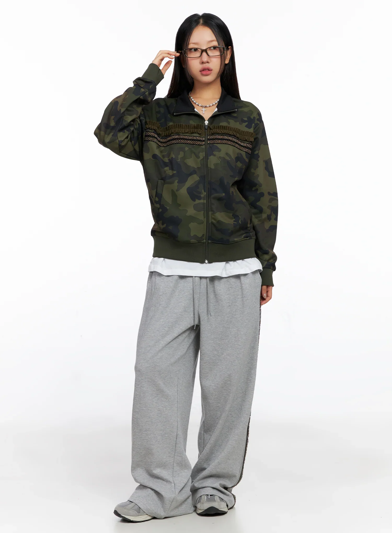 Urban Camo Zip-Up Jacket CO514 - Image 2
