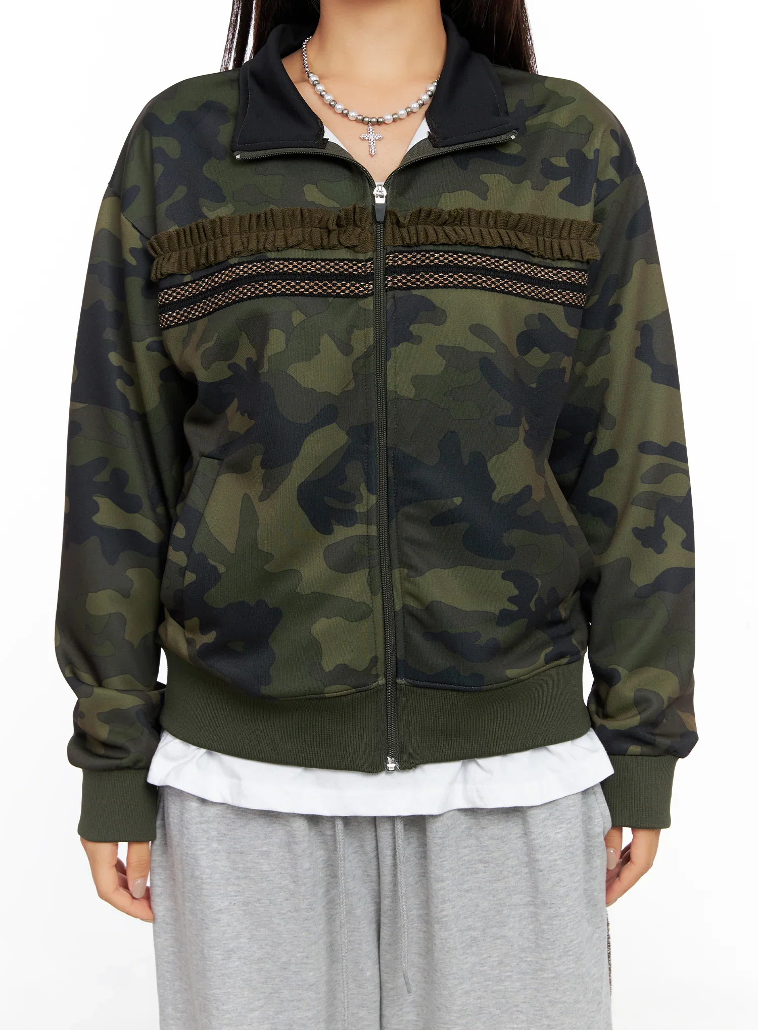 Urban Camo Zip-Up Jacket CO514 - Image 3