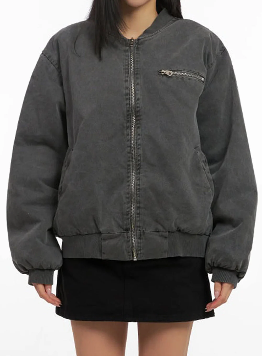 Urban Oversized Bomber Jacket ID431 - Image 3