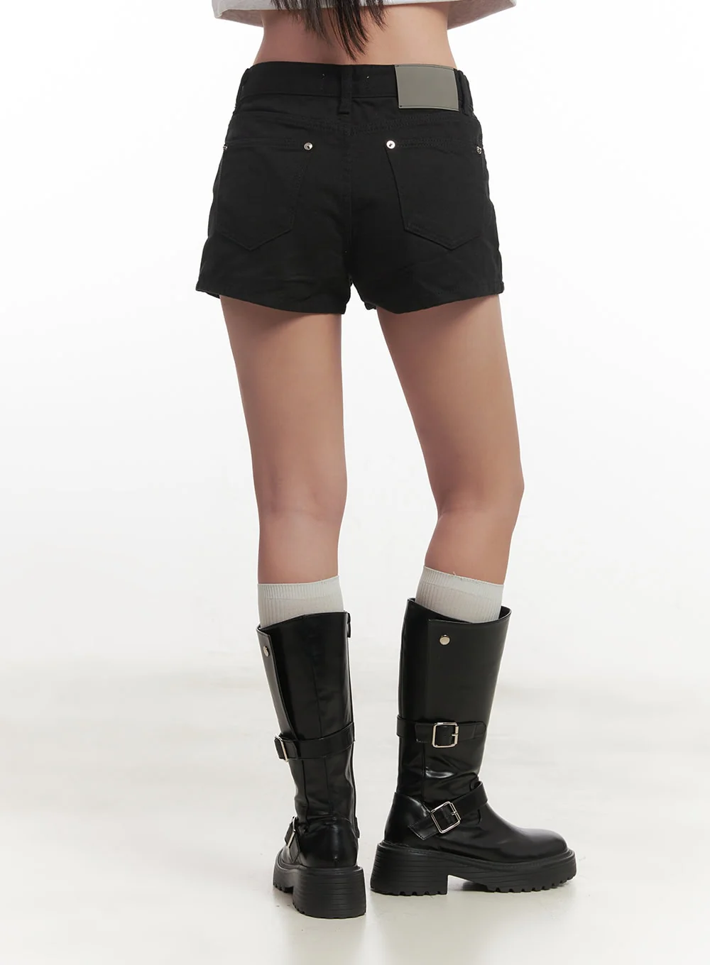 Urban Studded Cotton Shorts CF526 - Image 7