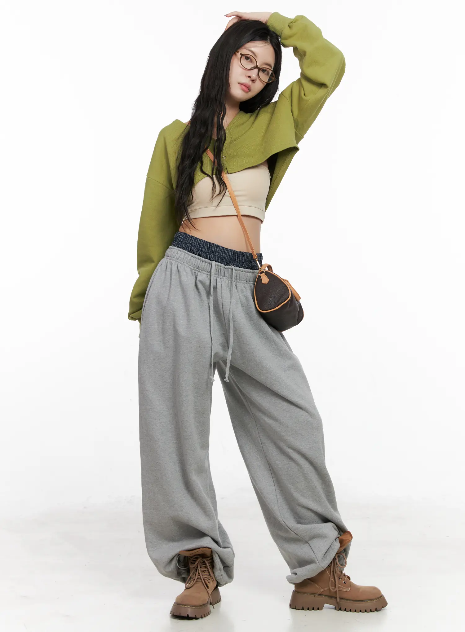 V-Neck Button Cropped Bolero CN513 - Image 2