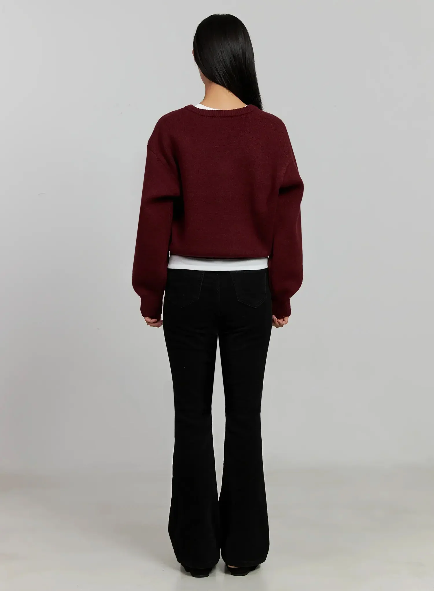 V-Neck Nit Pullover IJ505 - Image 7