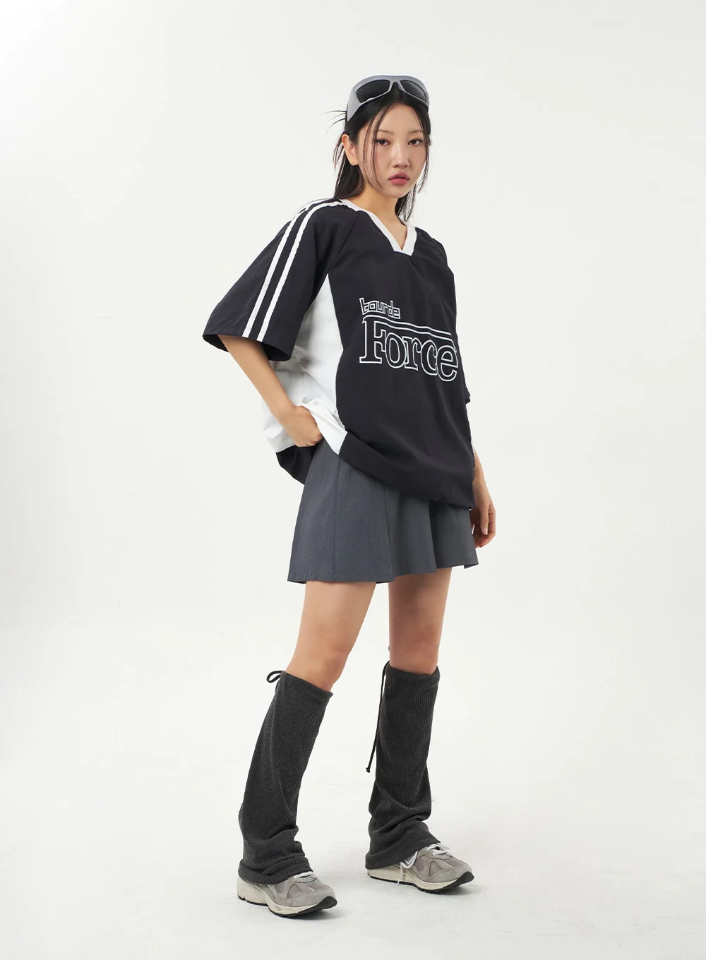 V-Neck Nylon Tee Unisex CA326 - Image 8