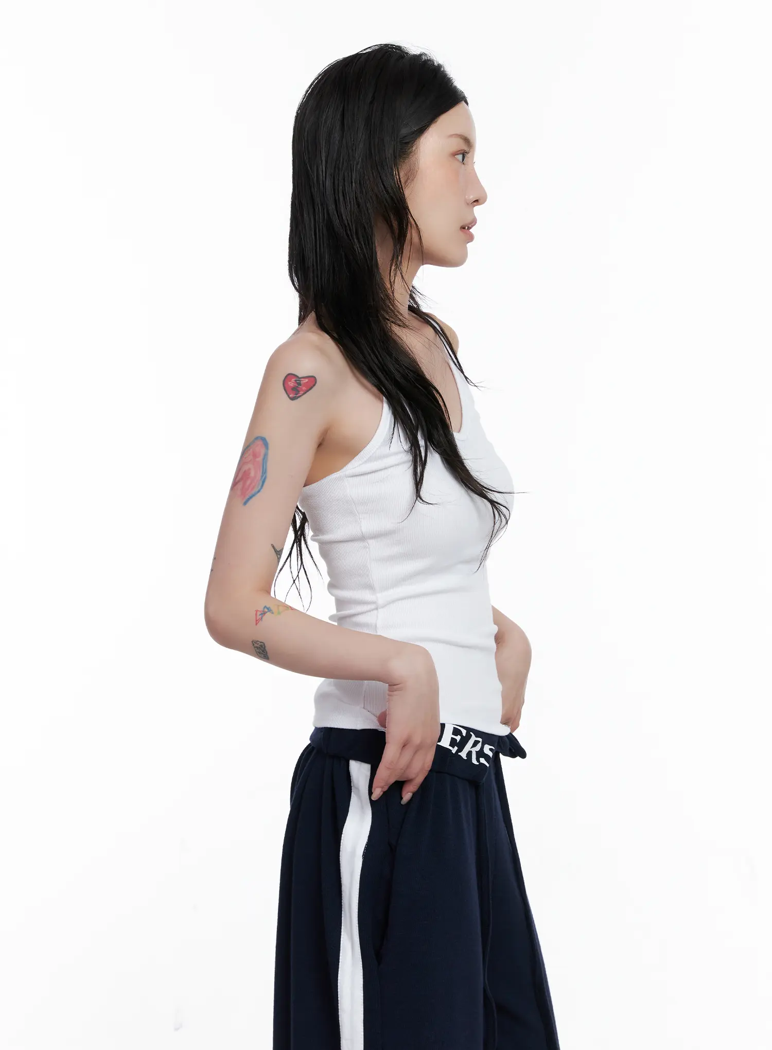 V-Neck Ring Detail Tank Top CS526 - Image 6