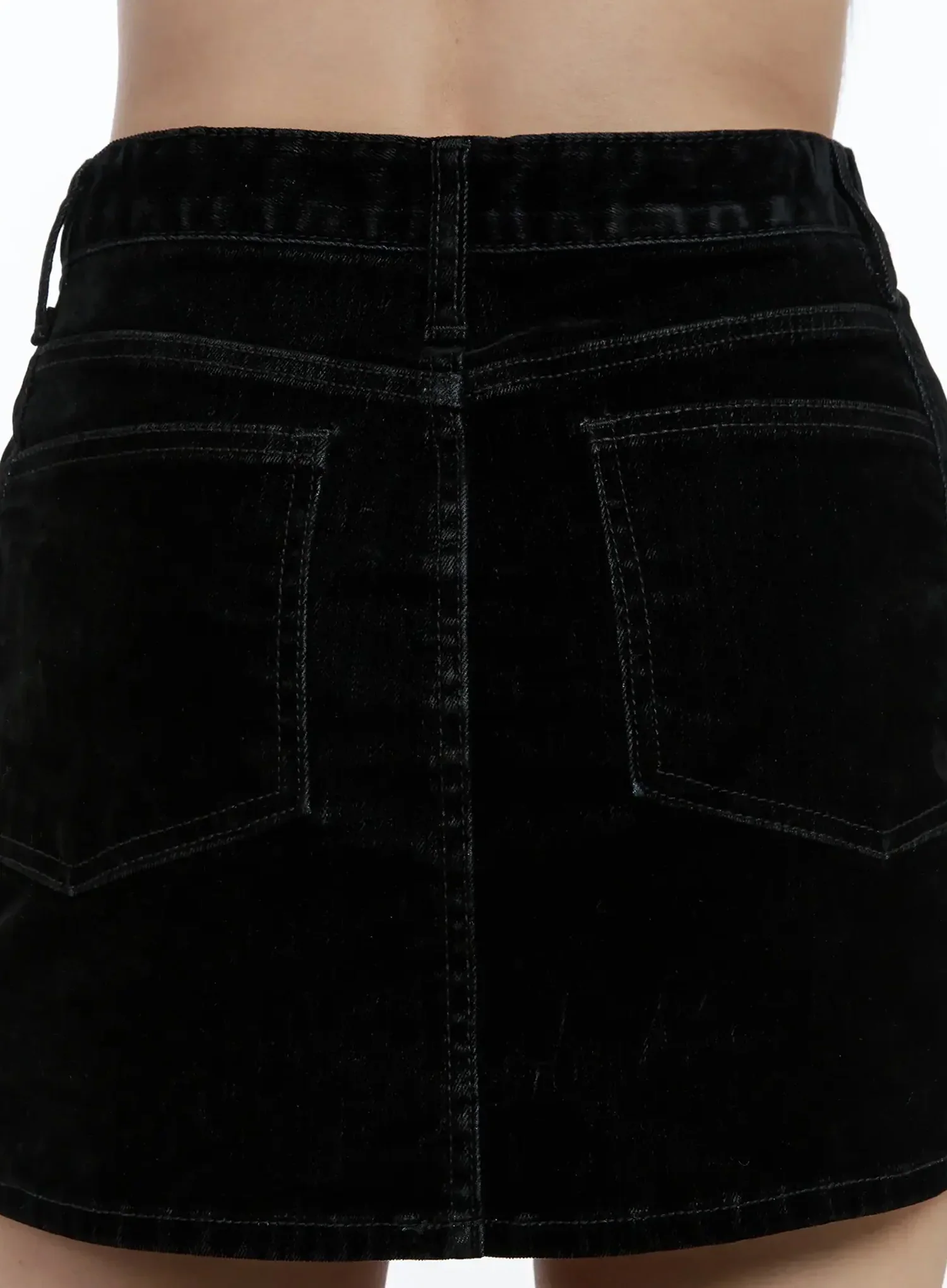 Velvet Mini Skirt IO527 - Image 13