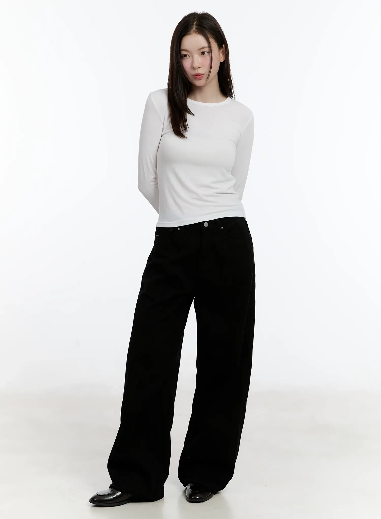 Velvet Straight Leg Pants ID511 - Image 2