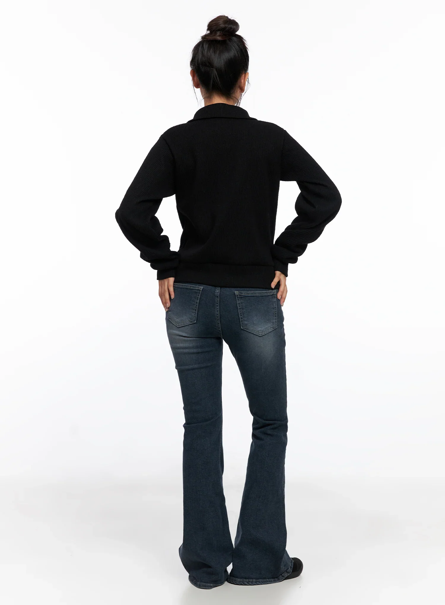 Velvet Zip-Up Jacket CO514 - Image 7