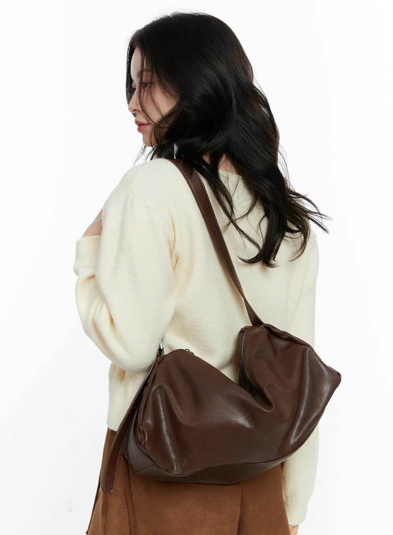 Versatile Two-Way Square Shoulder Bag F502