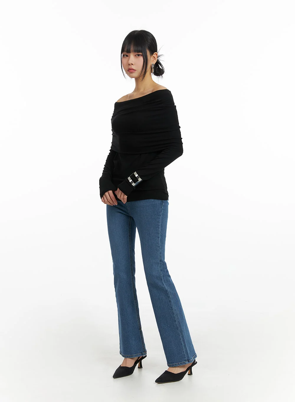 Vintage Flared Jeans IM414 - Image 3