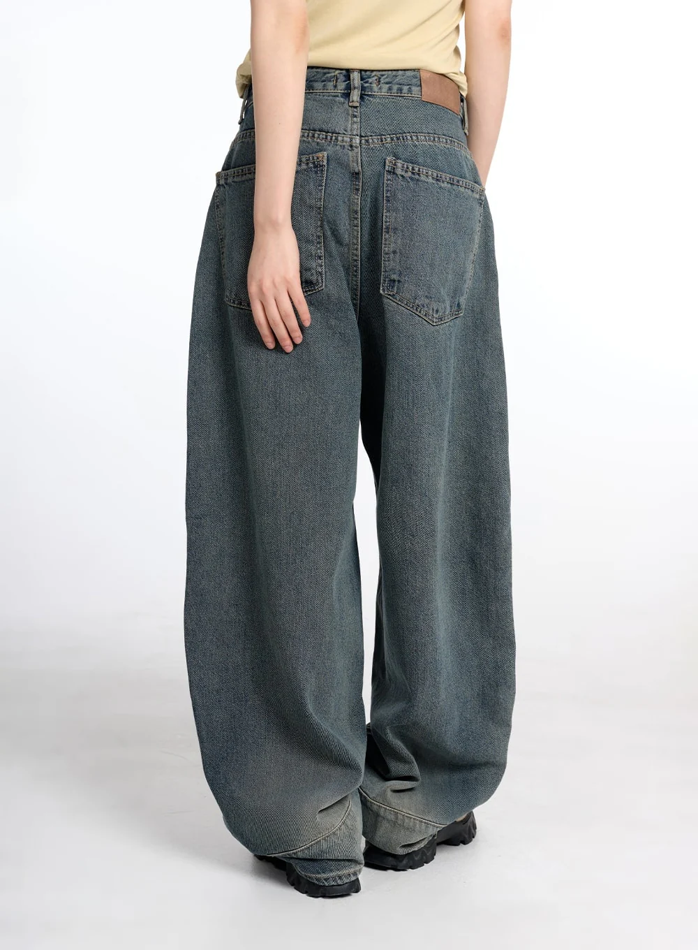 Vintage Low Rise Baggy Jeans CM415 - Image 6