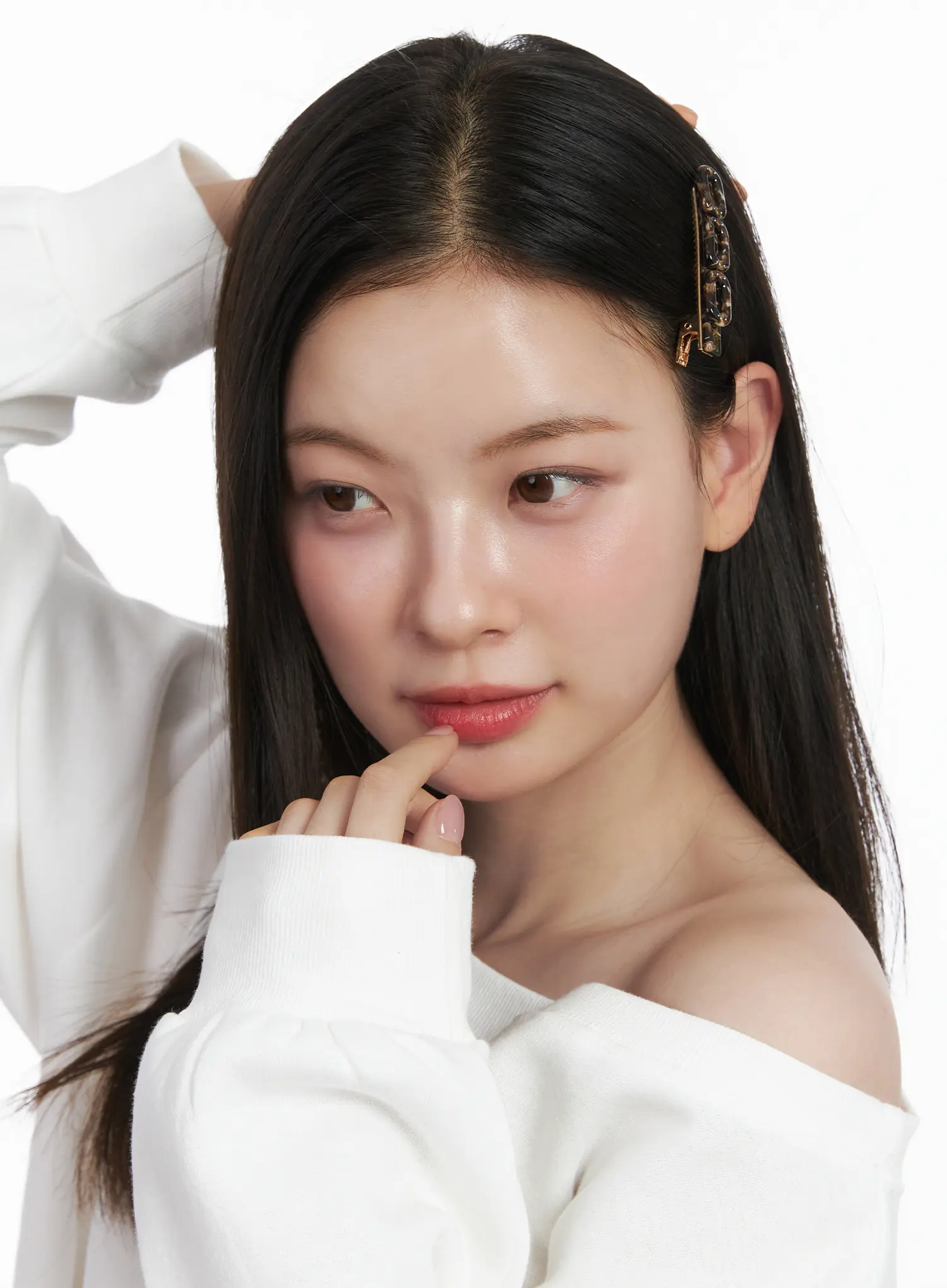 Vintage Marble Hair Clip CJ512 - Image 3