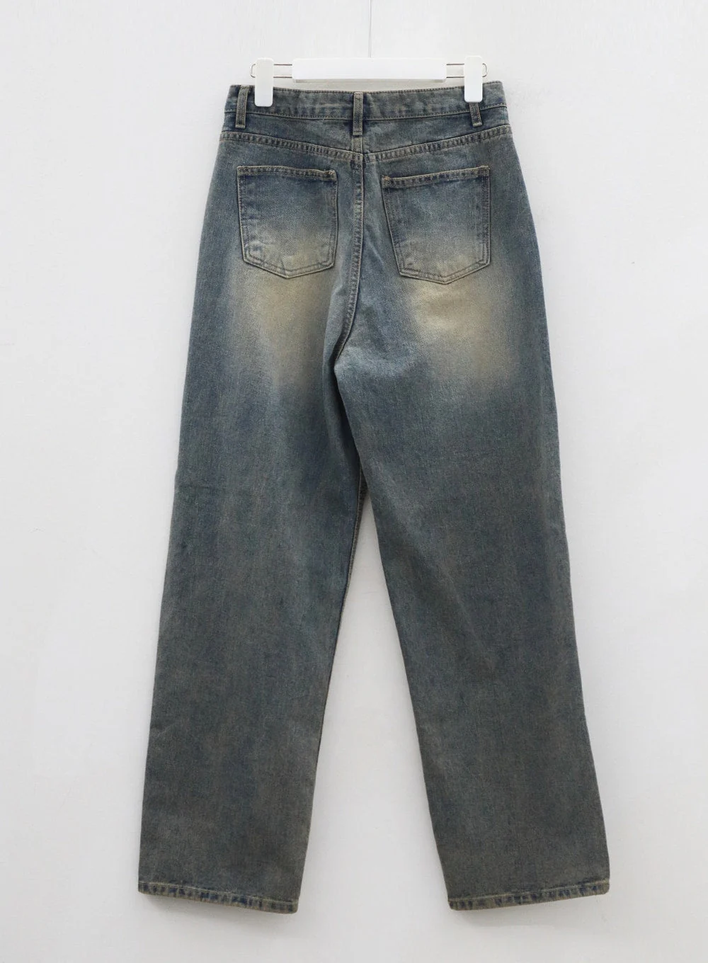Vintage Wash Wide Leg Jeans CJ319 - Image 15