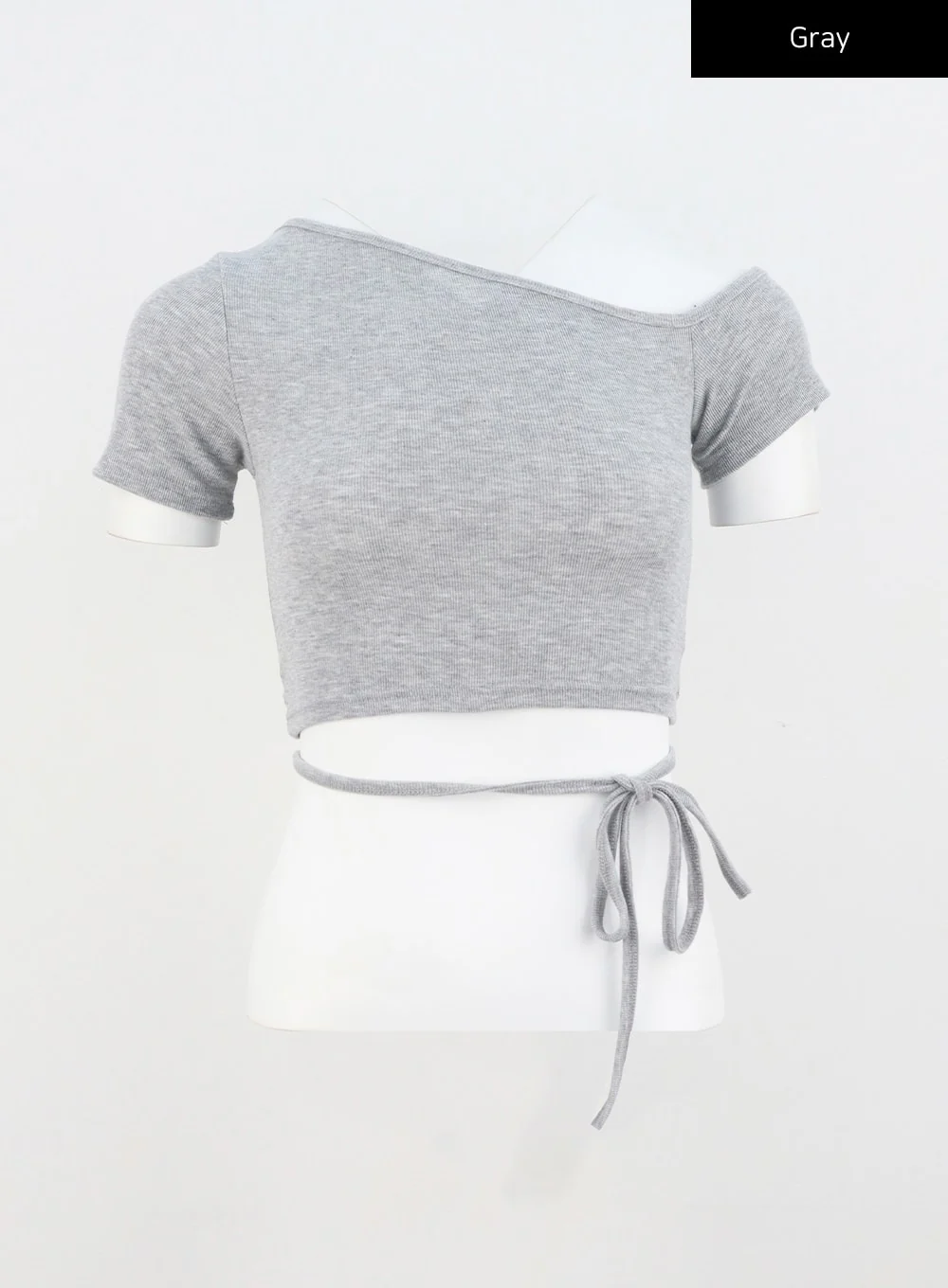 Waist Strap Cropped Tee CU326 - Image 17