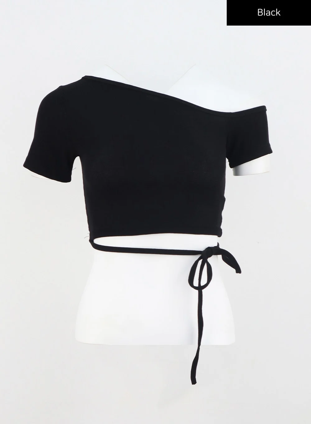 Waist Strap Cropped Tee CU326 - Image 18