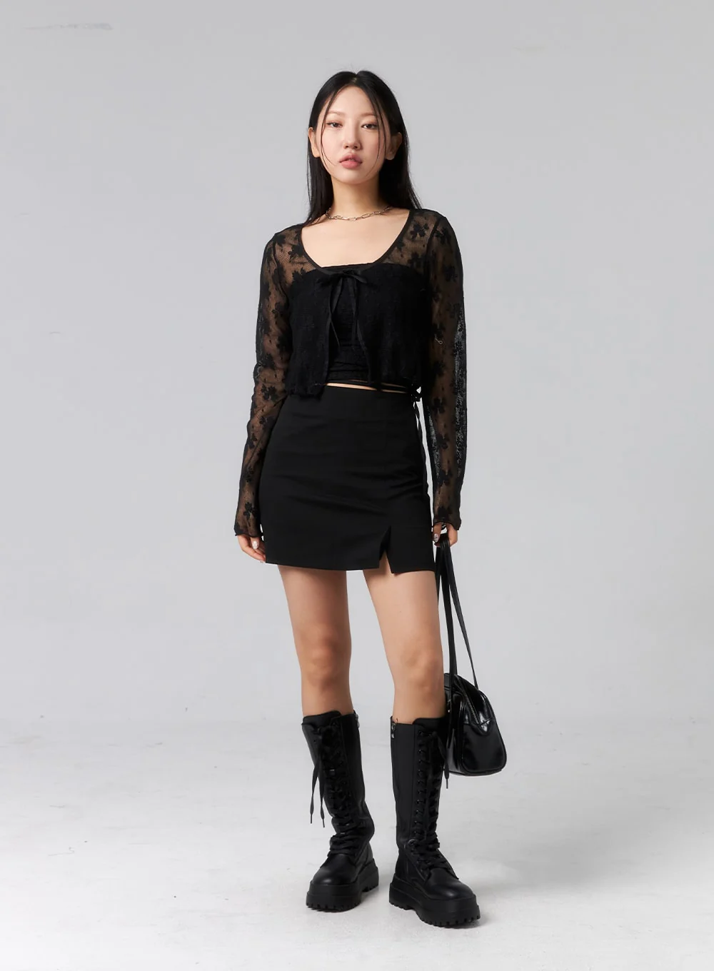 Waist Strap Mini Skirt CL319 - Image 3
