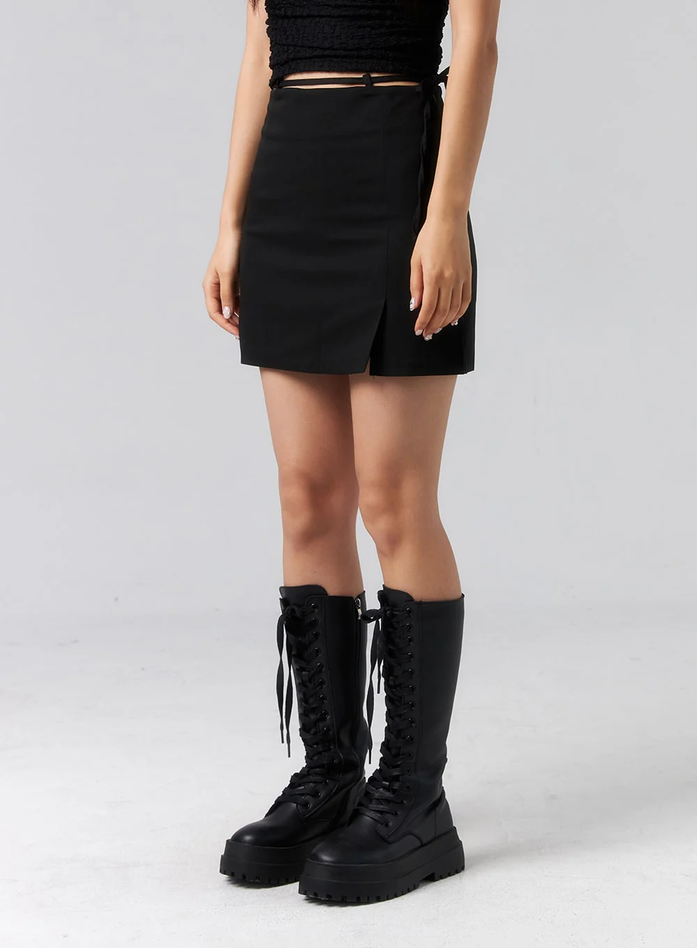 Waist Strap Mini Skirt CL319 - Image 5