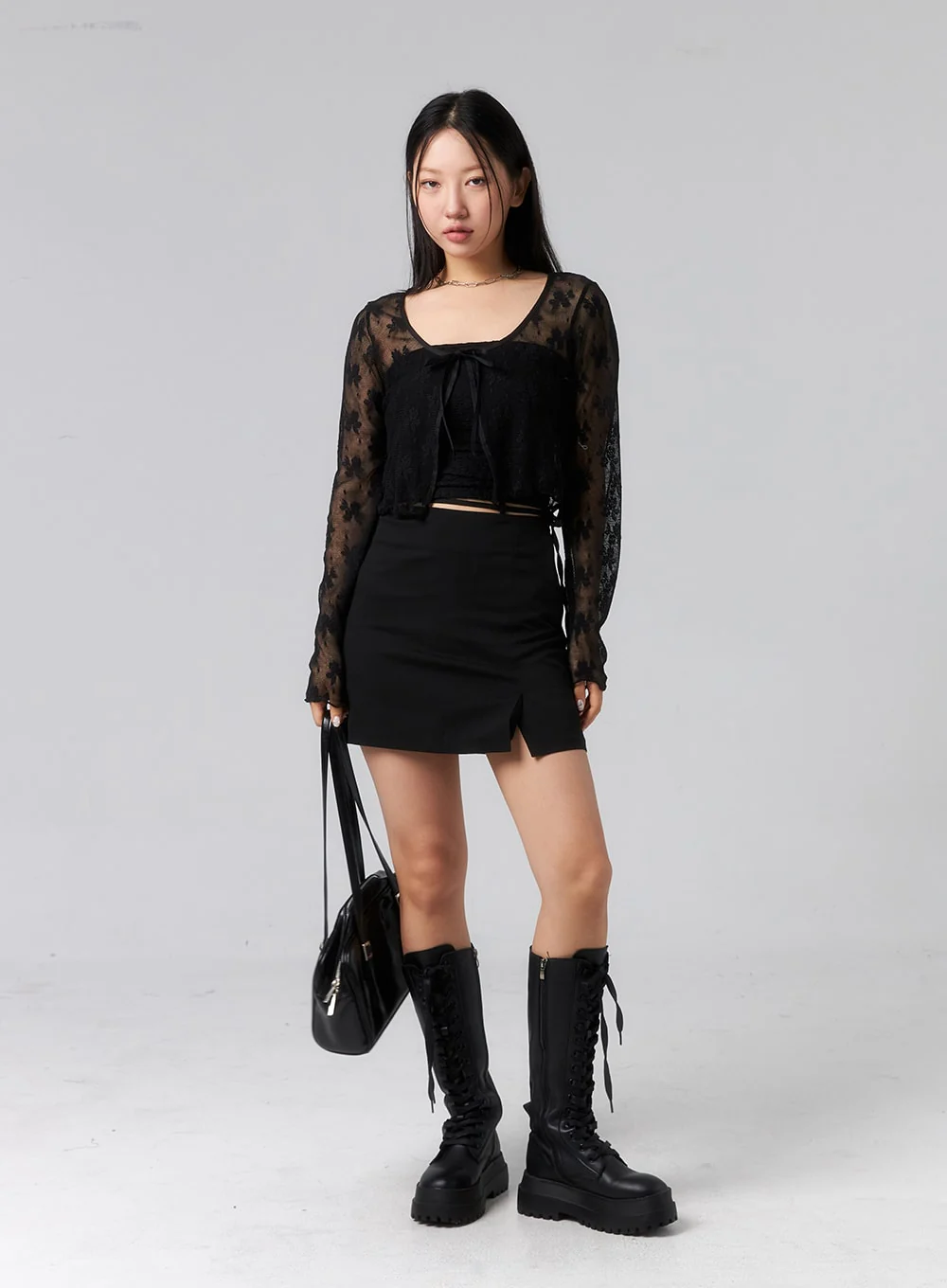 Waist Strap Mini Skirt CL319 - Image 7