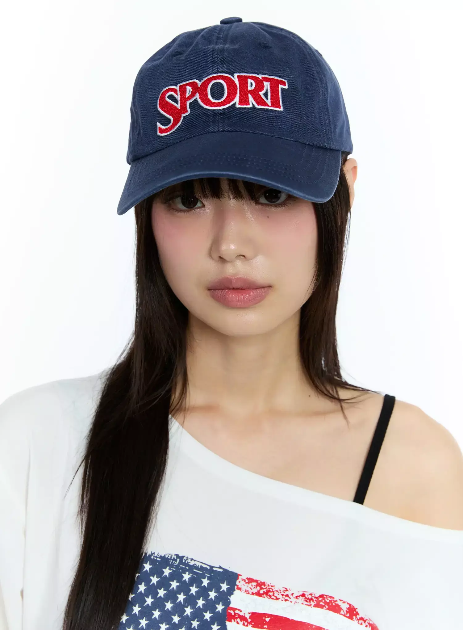 Washed Embroidered Hat IU525 - Image 9