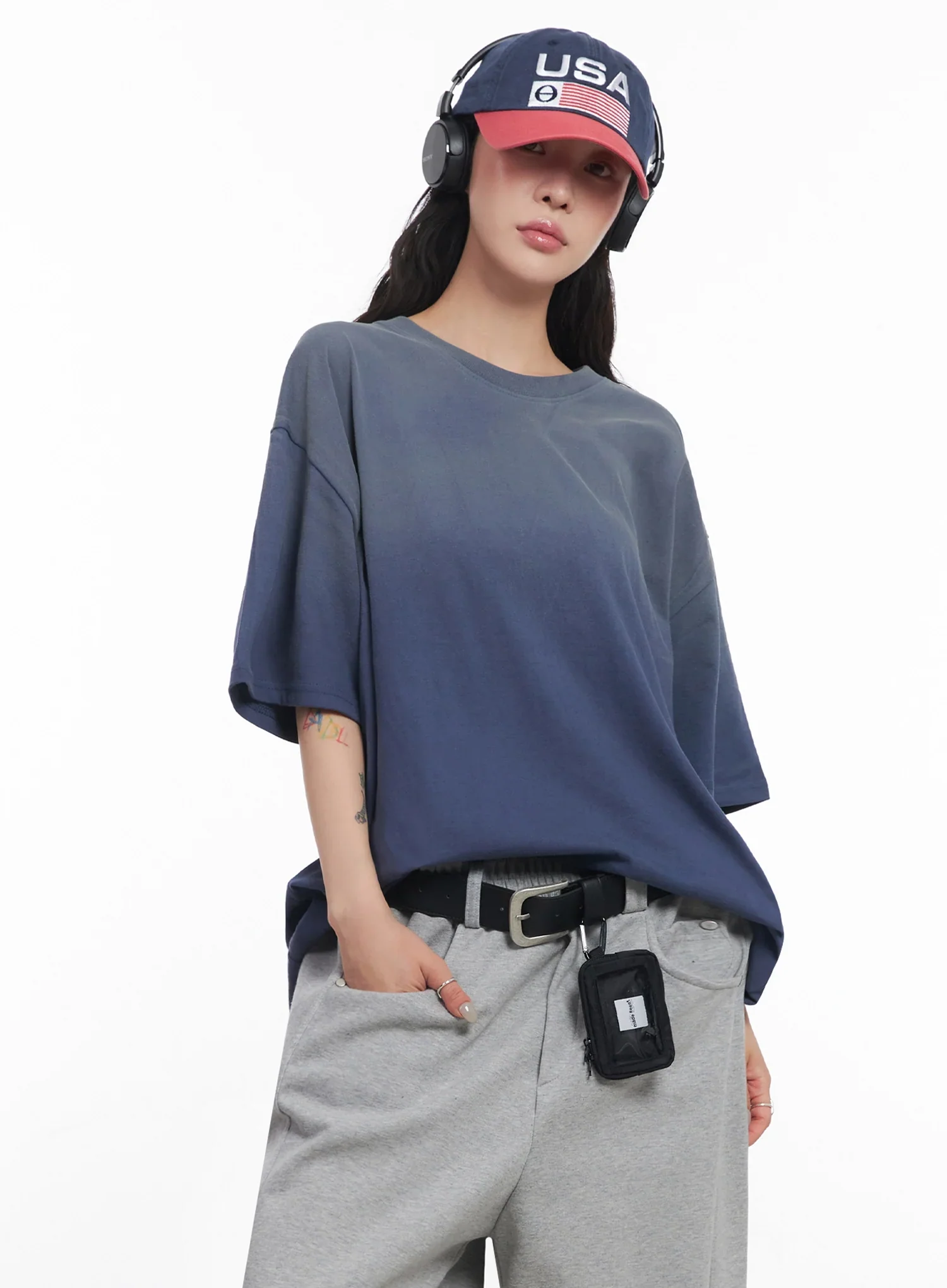 Washed Graphic Cap IC503 - Image 5