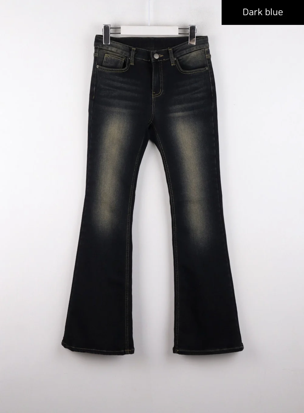 Washed Low Rise Bootcut Jeans CD308 - Image 8