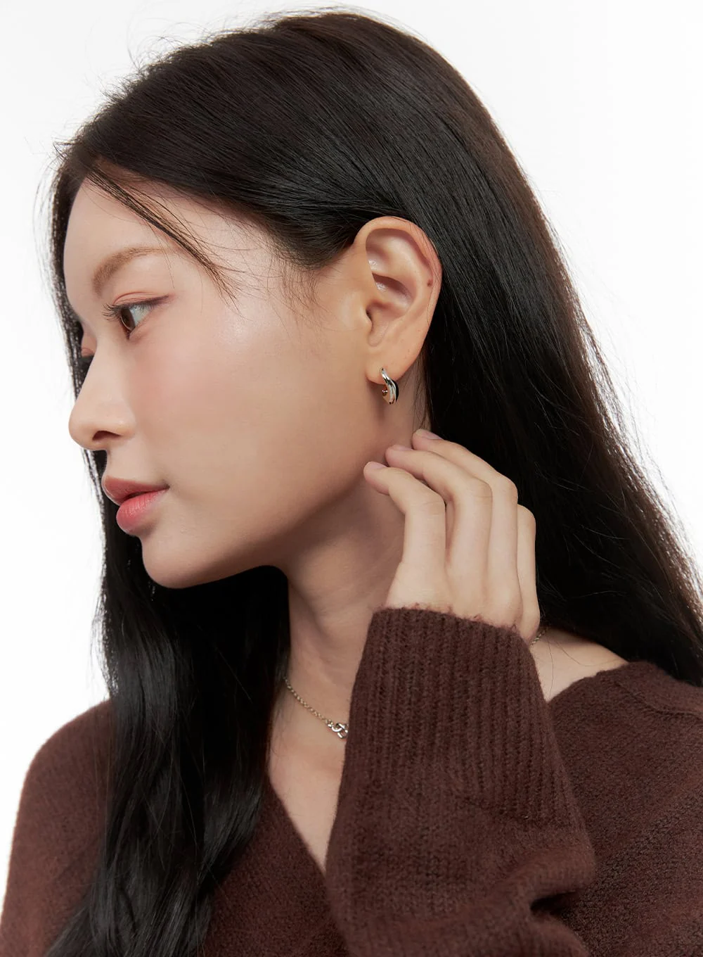 Wave Touch Earrings IO404 - Image 4