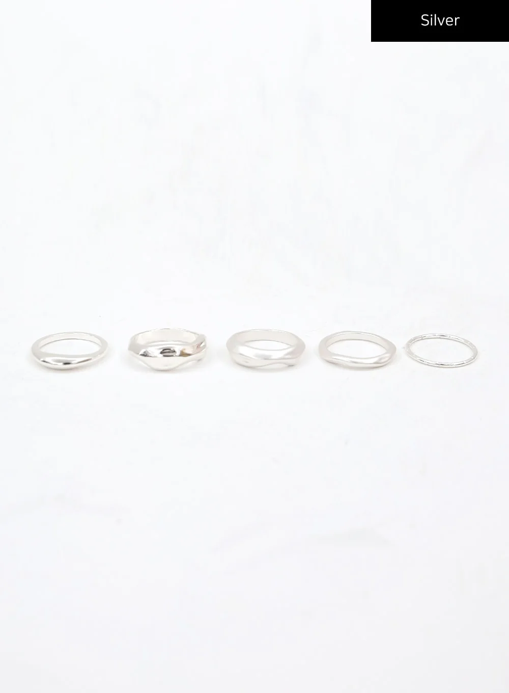 Wavy 5 Set Rings CJ17 - Image 6
