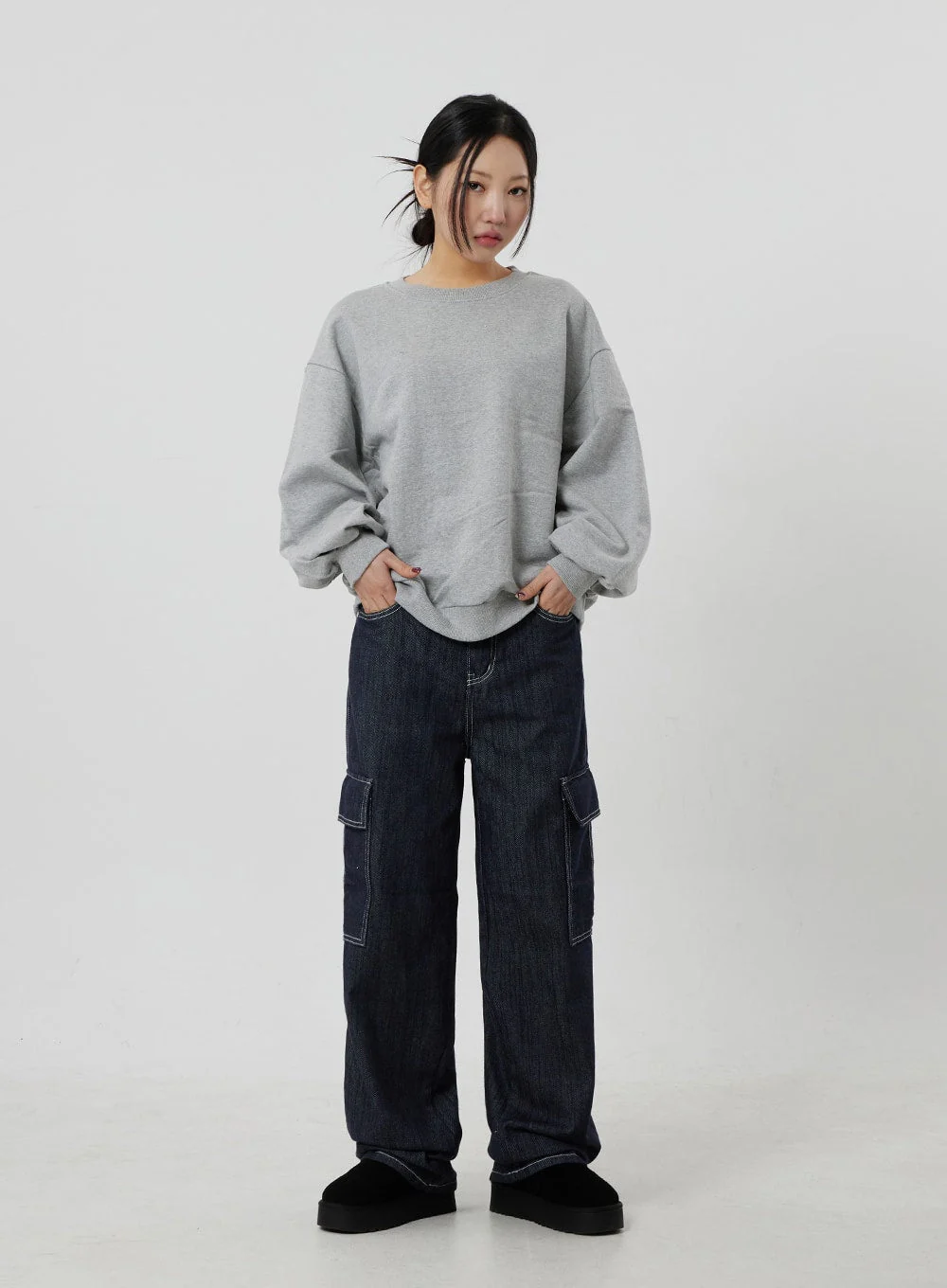 Wide Cargo Jeans CF302 - Image 10