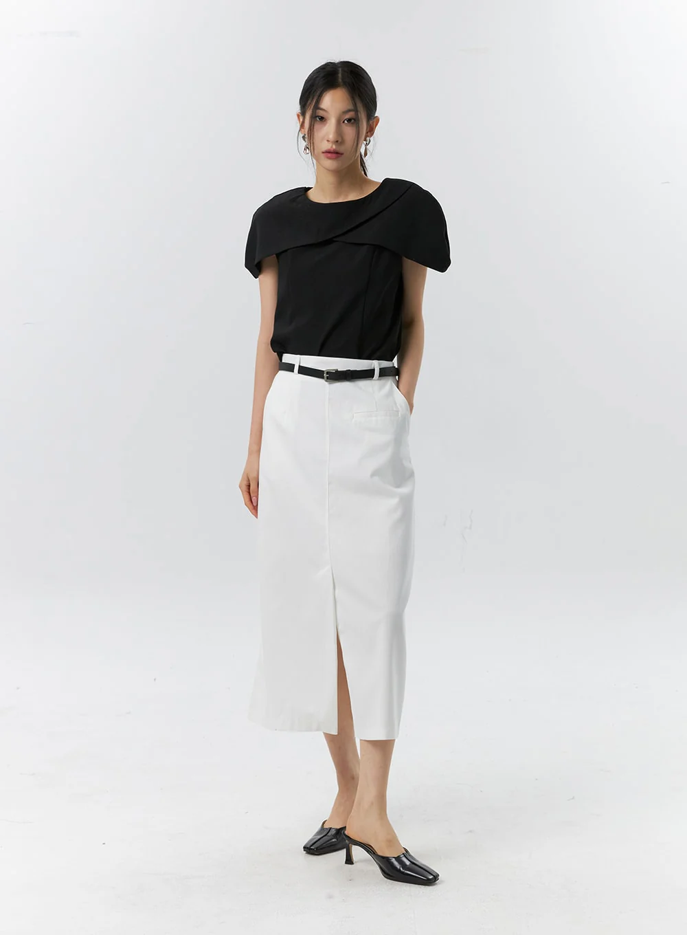 Wide Collar Blouse IL326 - Image 5