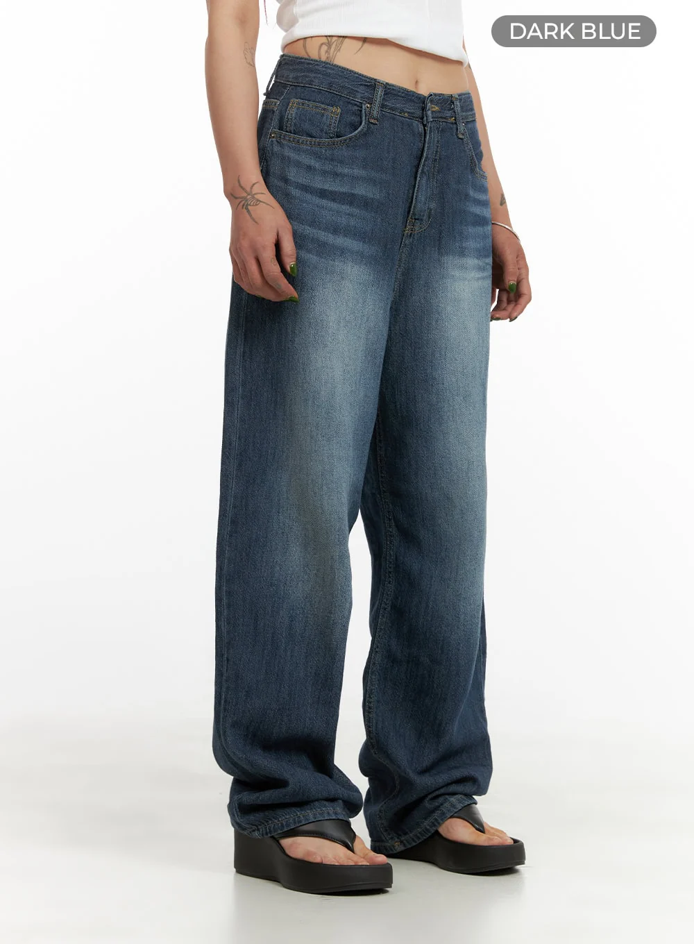 Wide Fit Baggy Jeans CY430 - Image 7