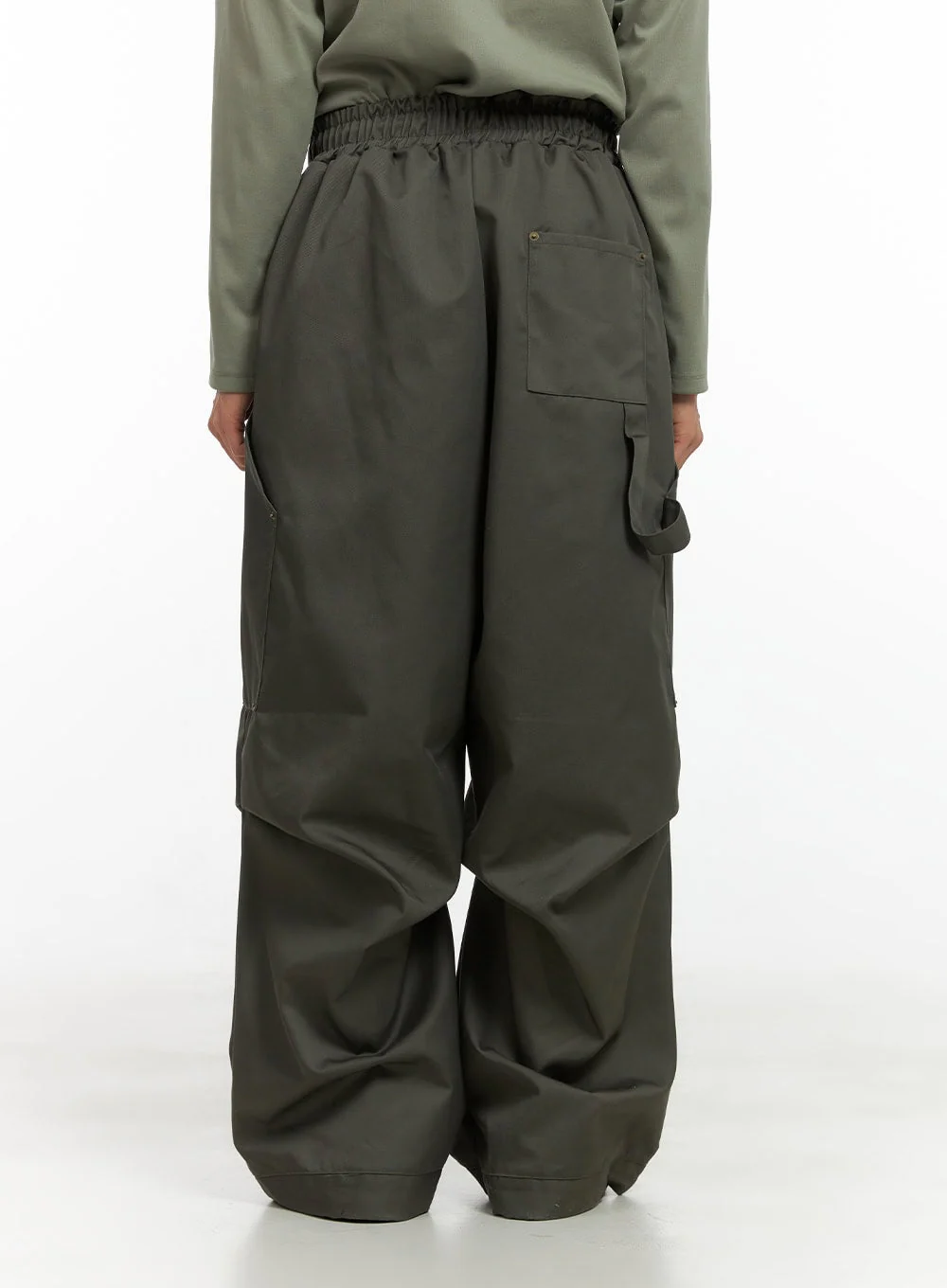 Wide-Fit Pintuck Cotton Pants CO410 - Image 6