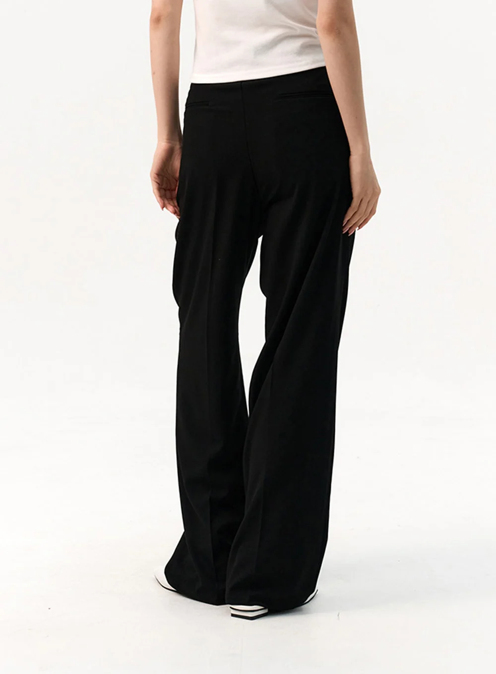 Wide-Fit Pintuck Trousers IO320 - Image 6