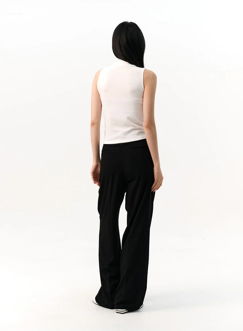 Wide-Fit Pintuck Trousers IO320 - Image 8