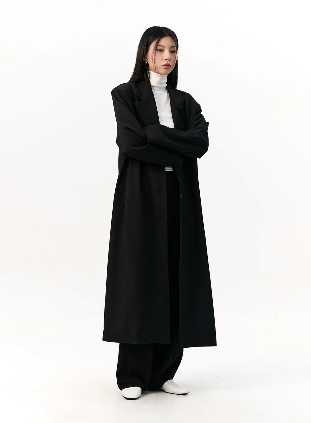 Wide-Fit Pintuck Trousers IO320 - Image 9