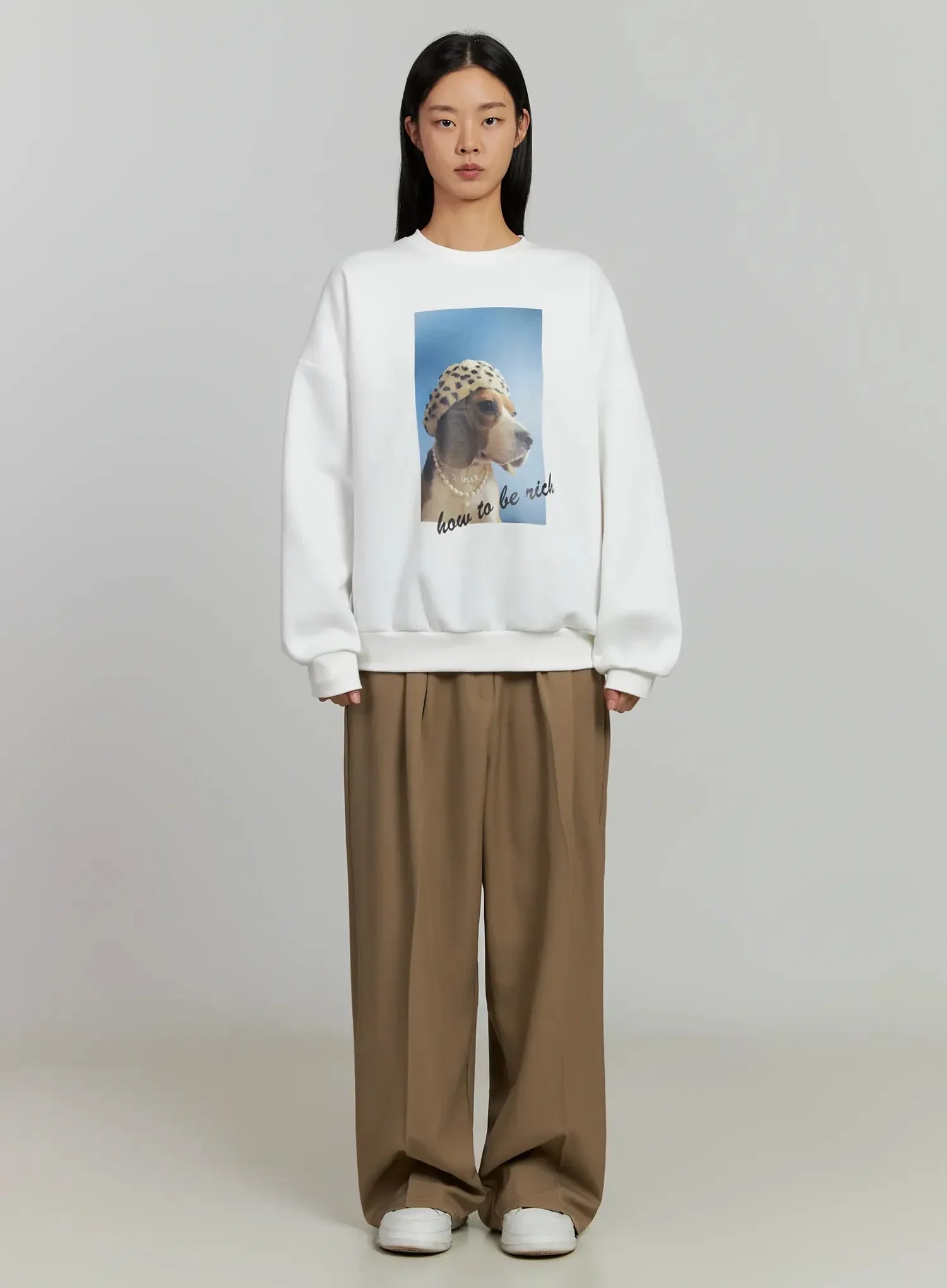 Wide Leg Band Slacks IJ505 - Image 6