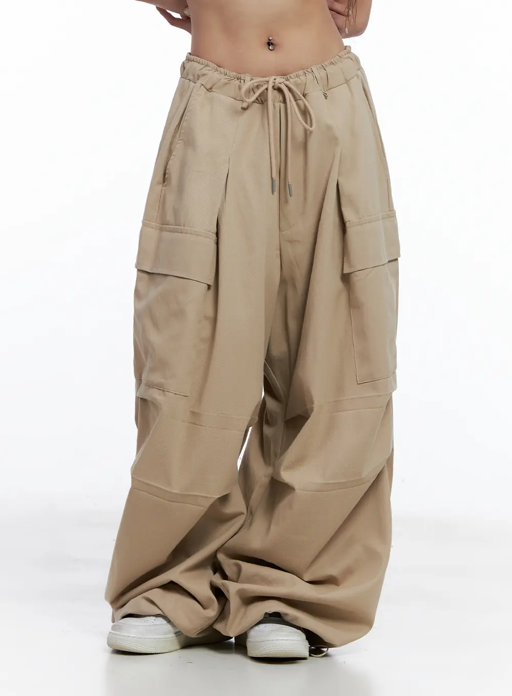 Wide-Leg Cargo Balloon Pants CL514 - Image 12