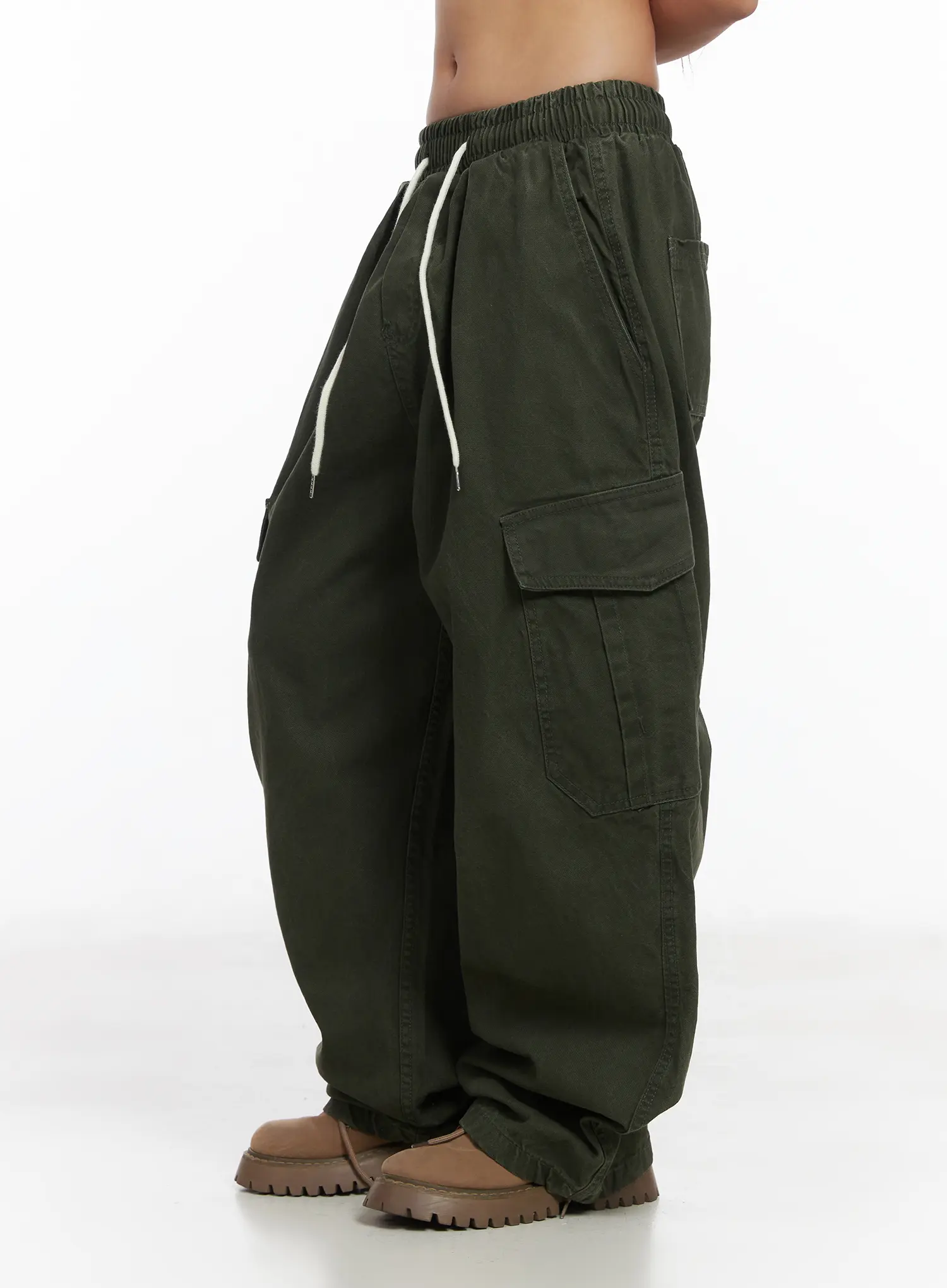 Wide Leg Cargo Pants CJ513 - Image 3