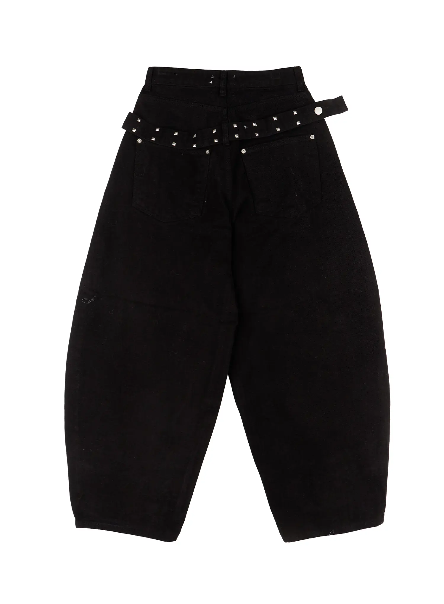 Wide Leg Cotton Pants with Belt Detail CD517 - Image 12