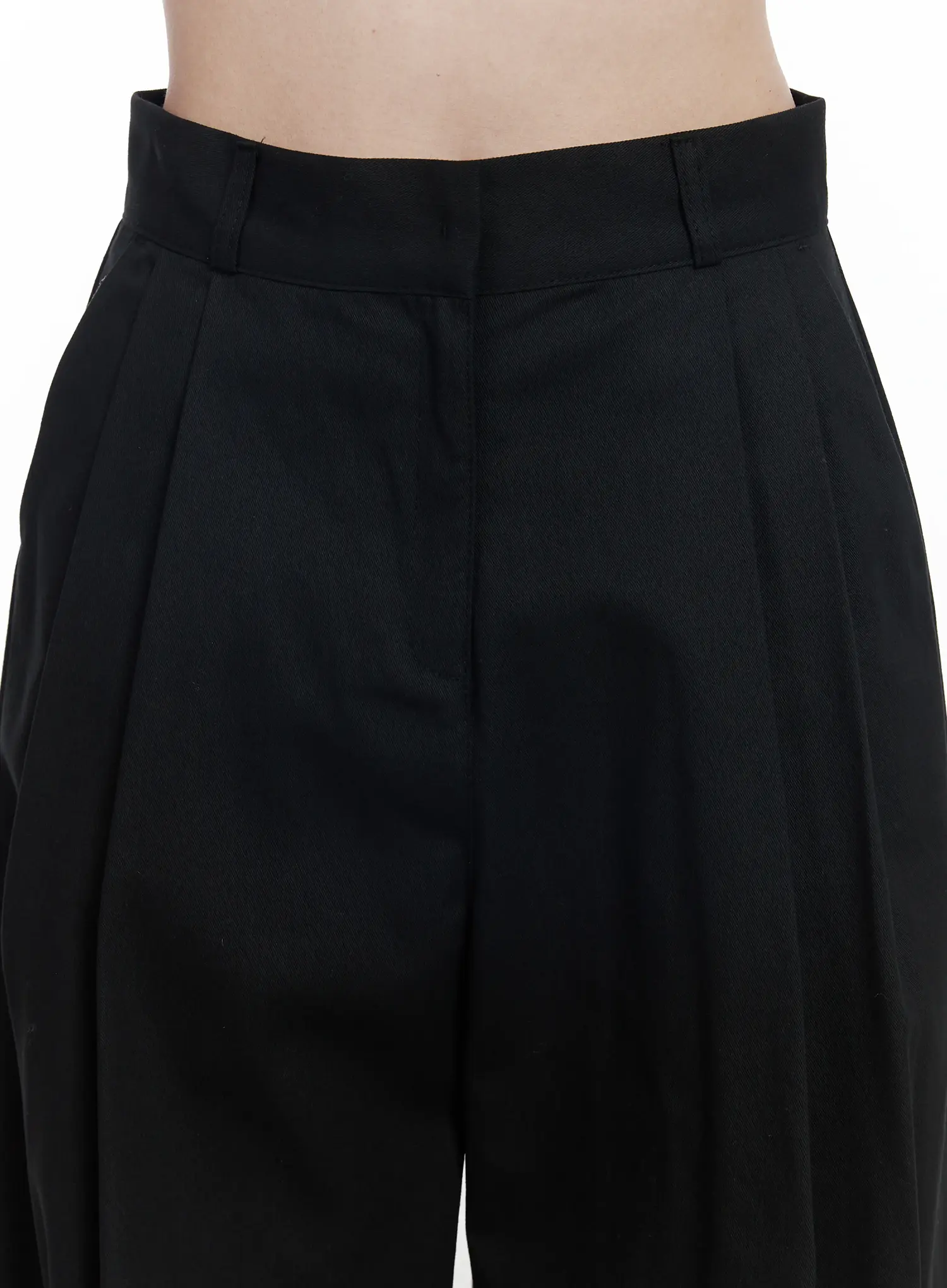 Wide-Leg Cotton Trousers IF520 - Image 9