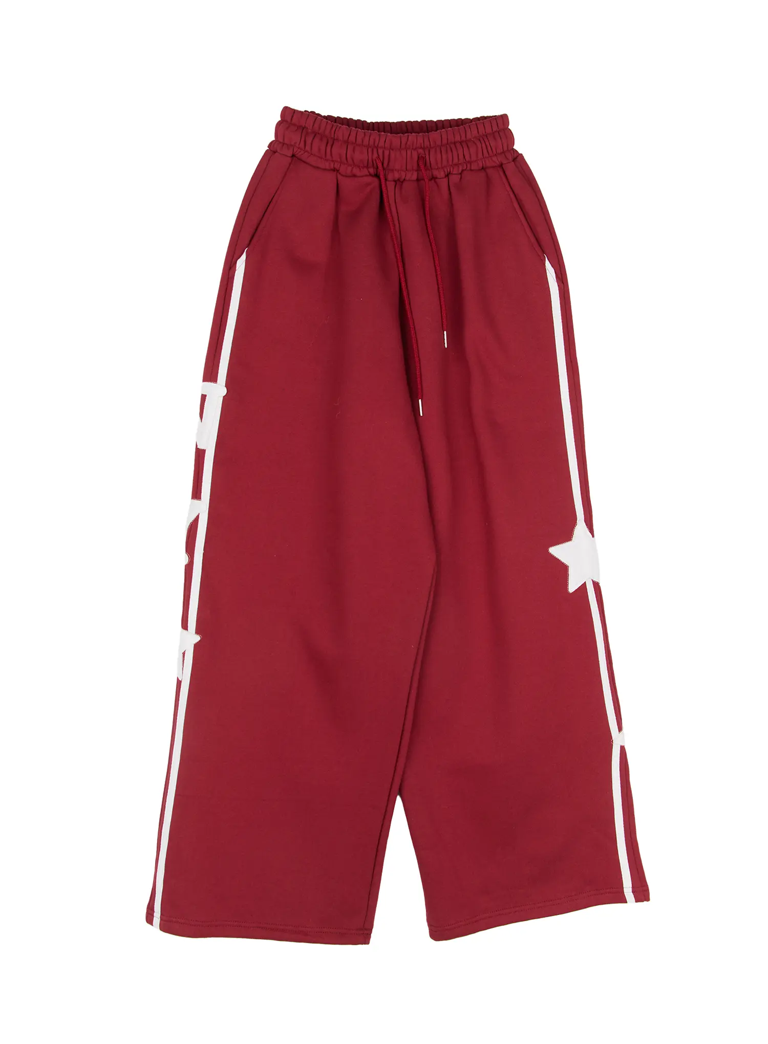 Wide Leg Fleece Track Pants CJ512 - Image 12