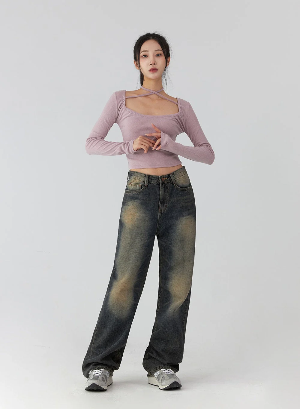Wide Leg Jeans CD322 - Image 2