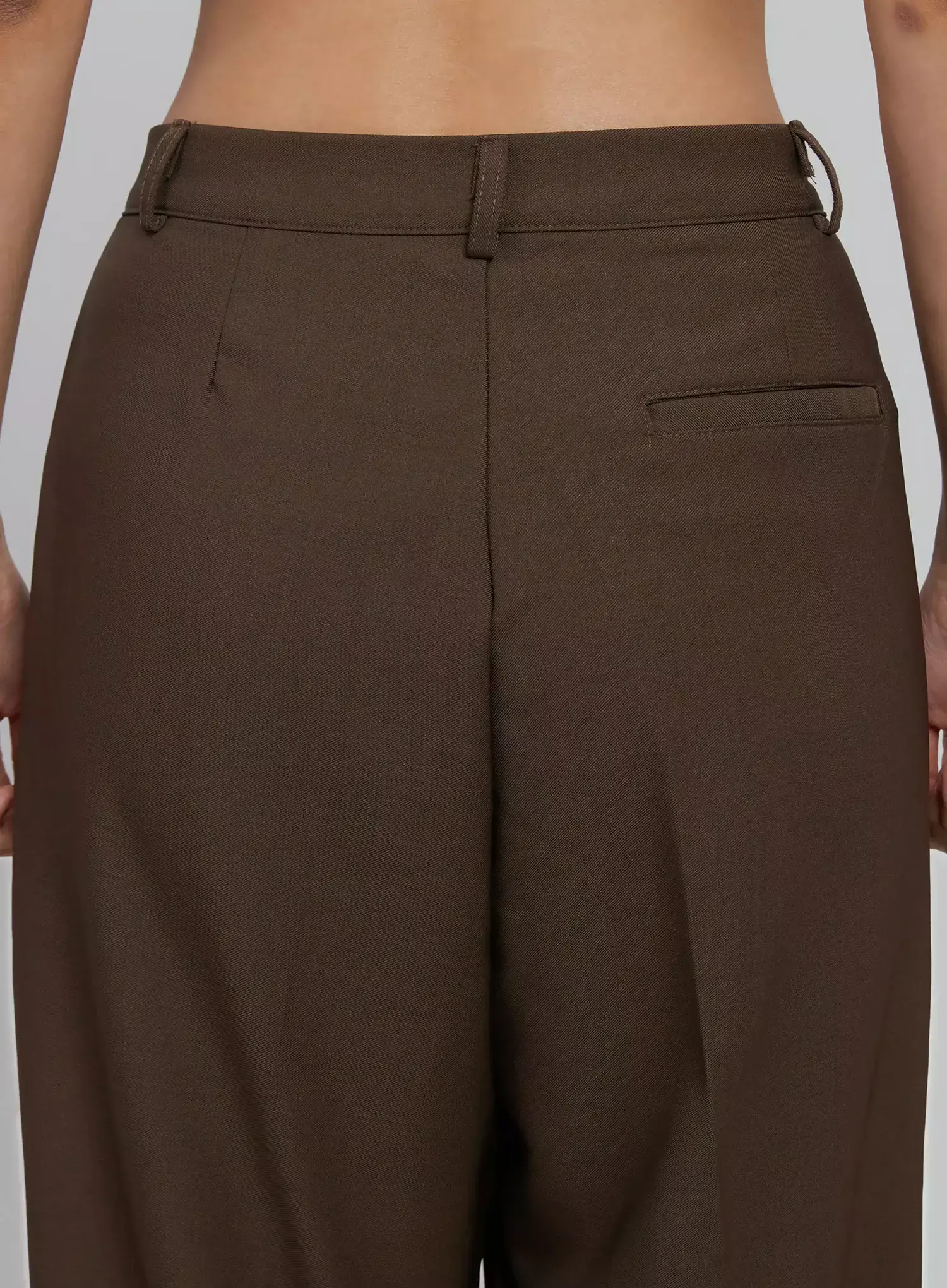 Wide-Leg Pin-Tuck Trousers ID516 - Image 13