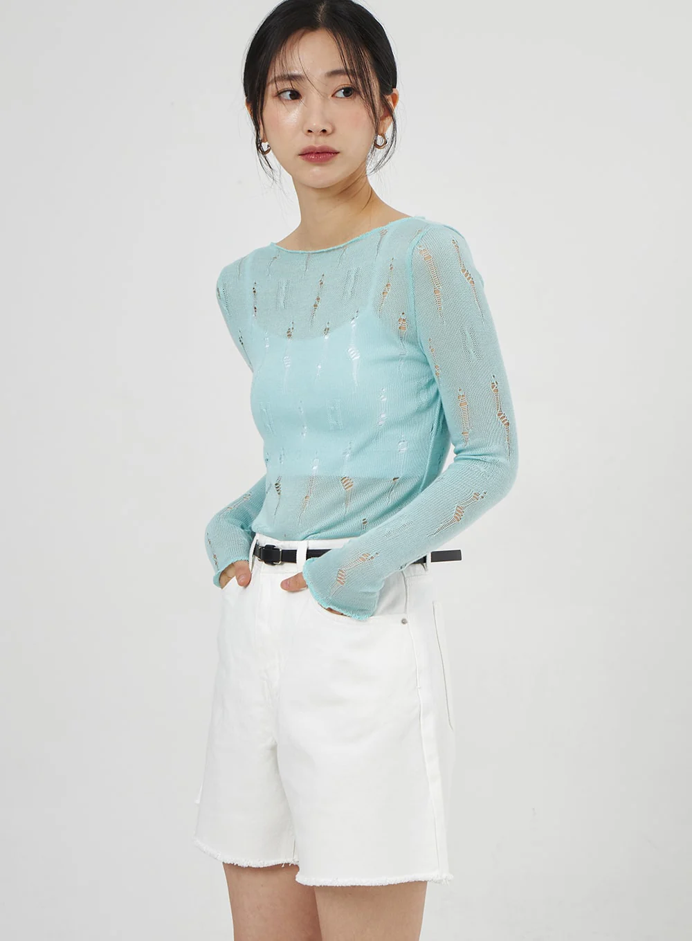 Wide Leg Shorts OA307 - Image 7